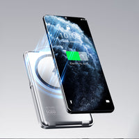 Lenyes PW038D | 20W Ultra İnce Standlı Wireless Powerbank 15W 5000mAh