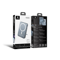 Lenyes PW0007D 20W Dijital LED Ekranlı Yüzük Standlı Wireless Powerbank 15W 5000mAh