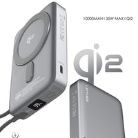 Lenyes PW1009D | 35W Hızlı Şarj Destekli Katlanabilir Standlı 10000mAh Wireless Powerbank