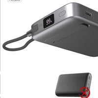 Lenyes PW1009D | 35W Hızlı Şarj Destekli Katlanabilir Standlı 10000mAh Wireless Powerbank