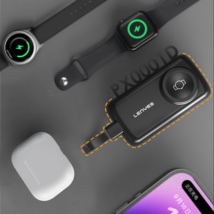 Lenyes PX0001D | Akıllı Saat Kablosuz Şarjlı Powerbank | 2000mAh Type-C