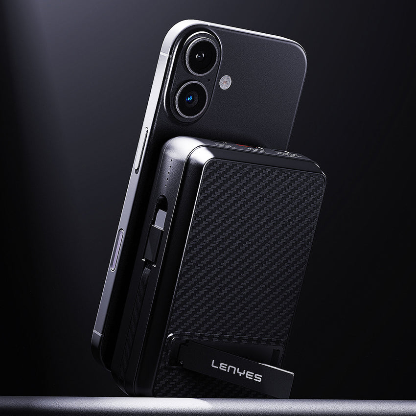 Lenyes PX274D | PD 22.5W | Standlı M-Safe Wireless Powerbank 15W 20000mAh