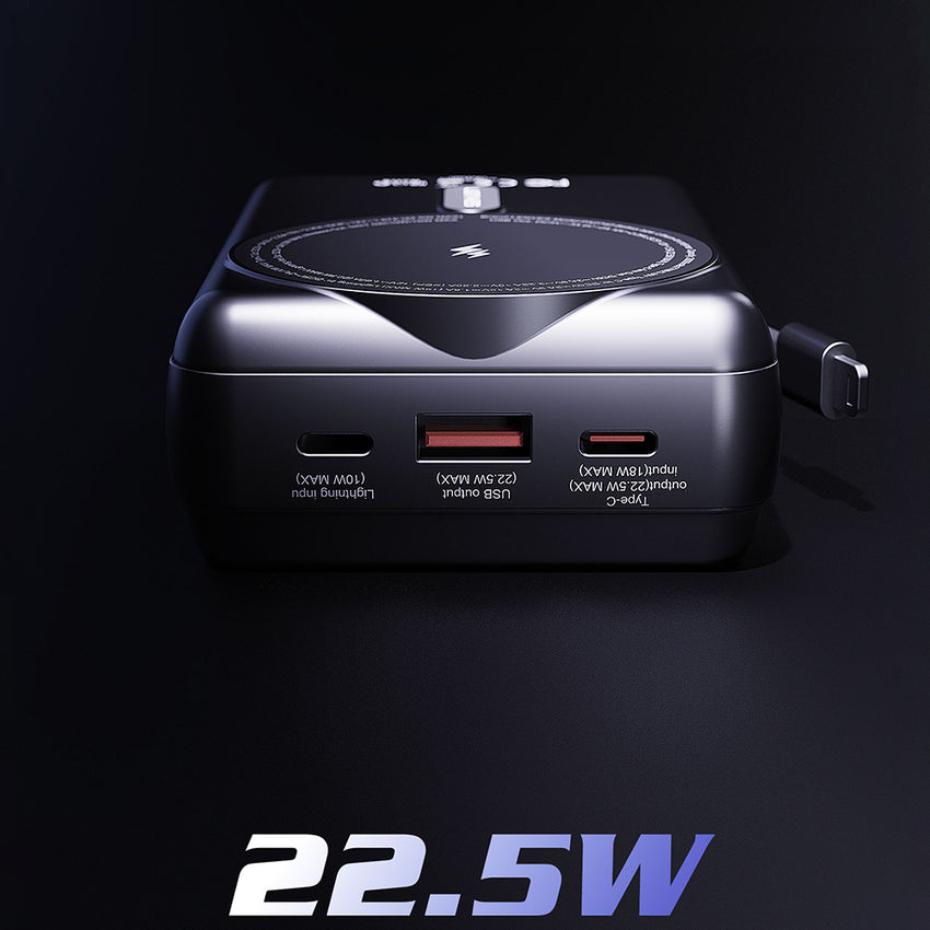 Lenyes PX274D | PD 22.5W | Standlı M-Safe Wireless Powerbank 15W 20000mAh