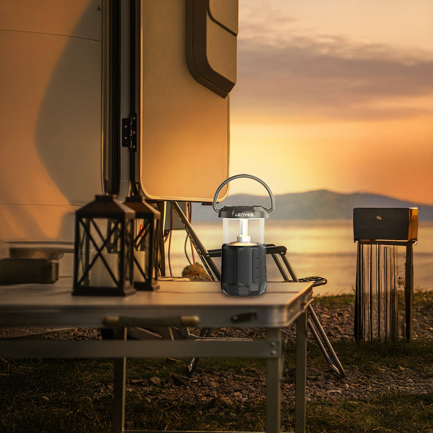 Lenyes S230 Gece Lambalı Hoparlör | Bluetooth 5.3 & 6 Saat Pil