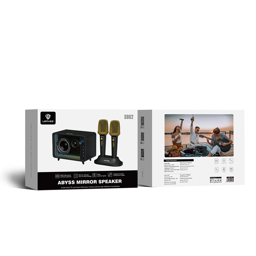 Lenyes S862 Karaoke Bluetooth Speaker | 120W Güç & 15600mAh Batarya