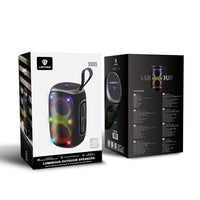Lenyes S865 RGB Işıklı Bluetooth Speaker | 40W Güç & 6 Saat Pil