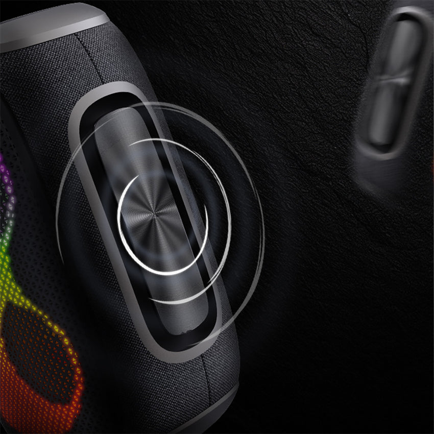Lenyes S865 RGB Işıklı Bluetooth Speaker | 40W Güç & 6 Saat Pil