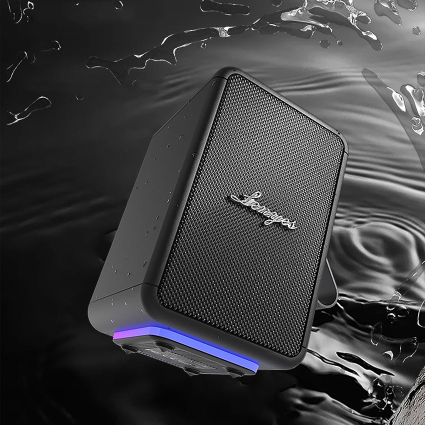 Lenyes S874 | Su Geçirmez RGB Askılı Taşınabilir TWS Bluetooth Hoparlör v5.3