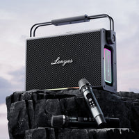 Lenyes Titan 2 Serisi RGB Işıklı Çift Mikrofonlu TWS Bluetooth Speaker Hoparlör v5.3 5000mAh