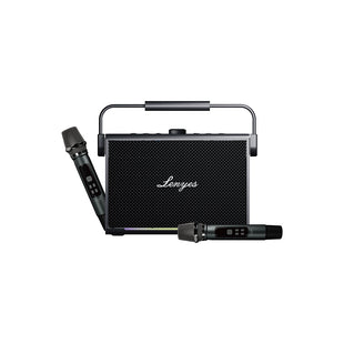 Lenyes Titan 2 Serisi RGB Işıklı Çift Mikrofonlu TWS Bluetooth Speaker Hoparlör v5.3 5000mAh