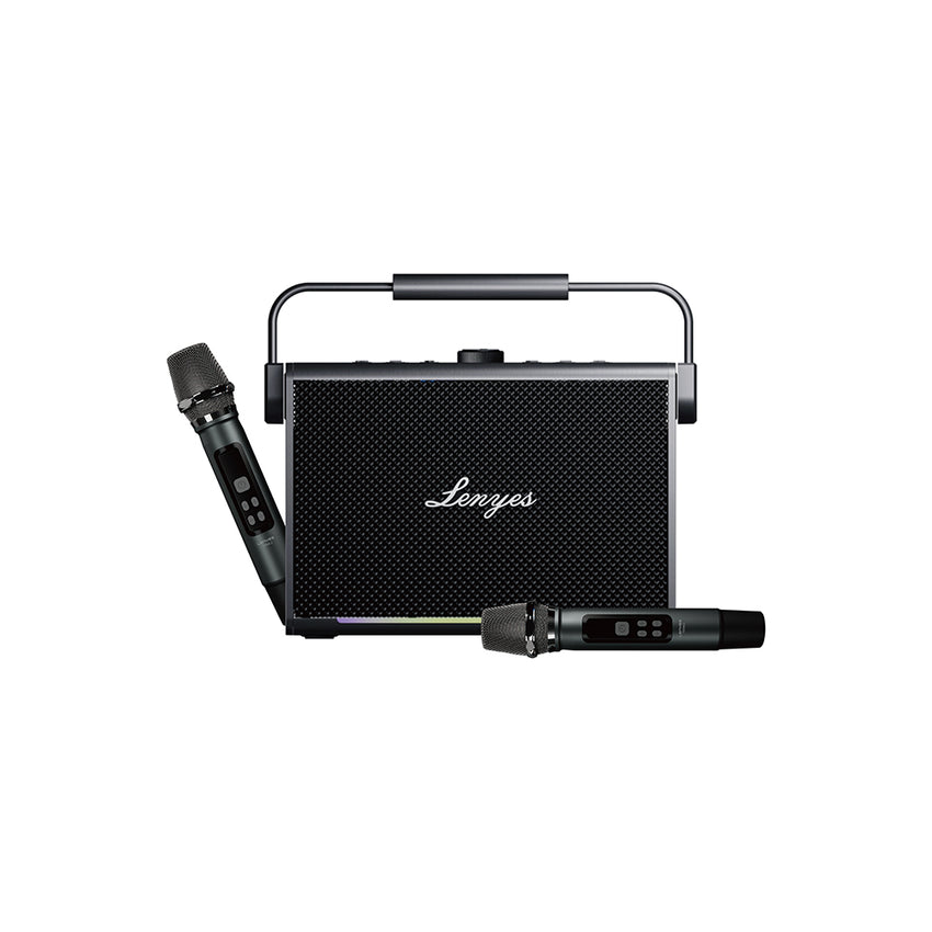 Lenyes Titan 2 Serisi RGB Işıklı Çift Mikrofonlu TWS Bluetooth Speaker Hoparlör v5.3 5000mAh