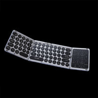 Lenyes WK110 | Sessiz Tuş Tasarımlı Num Touch Pad Özellikli Katlanabilir Kablosuz Klavye