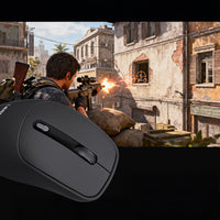 Lenyes WS105 Sessiz Ergonomik Çift Bluetooth + 2.4G Kablosuz Mouse 1600 DPI