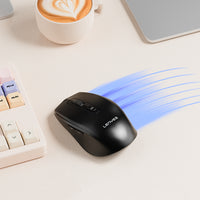 Lenyes WS106 Yapay Zeka Destekli Çift Bluetooth + 2.4G Kablosuz Mouse 1200 DPI