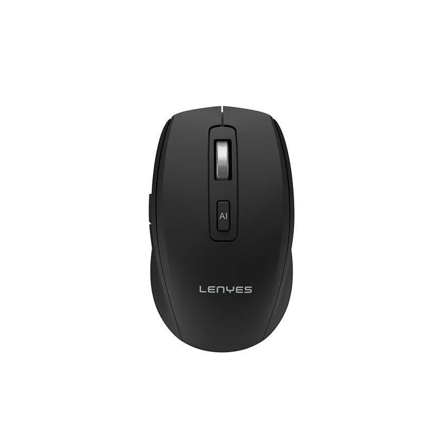 Lenyes WS106 Yapay Zeka Destekli Çift Bluetooth + 2.4G Kablosuz Mouse 1200 DPI