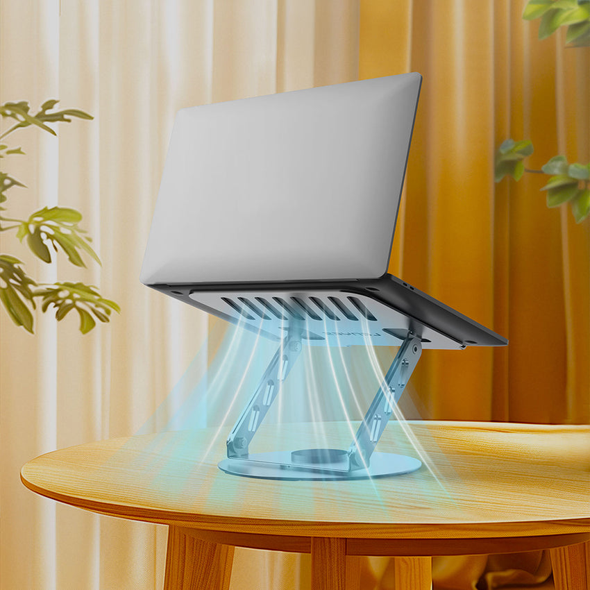 Lenyes CR190 Katlanabilir Laptop Standı | 360° Dönebilir & Ergonomik