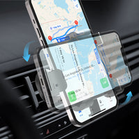 Lenyes CR196 | 360° Dönebilen Yerçekimi Mekanizmalı Izgara Montajlı Araç Telefon Tutucu