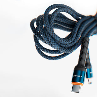 Lenyes LC515 | Type-C to Type-C 60W Örgülü Hızlı Şarj & Data Kablosu 1M