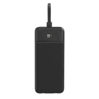 Lenyes PX355D Dijital LED Ekranlı Type-C ve Lightning Kablolu Powerbank 22.5W 30.000mAh